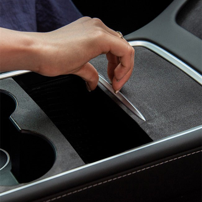 Alcantara Center Console Wrap for Tesla Model 3 Highland / Y
