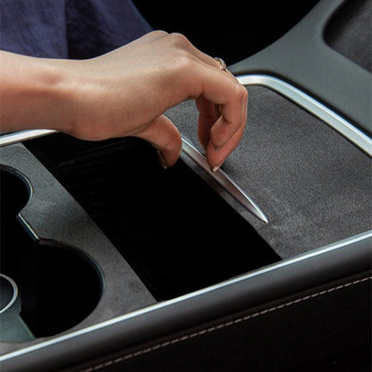 Alcantara Center Console Wrap for Tesla Model 3 Highland / Y
