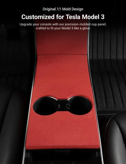 Alcantara Central Control Panel Sticker for Tesla Model 3