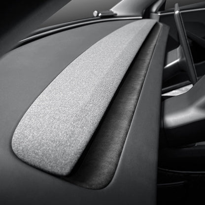 Alcantara Spliced Dash Trim for Tesla Model 3 Highland / Model Y Juniper (2PCS)
