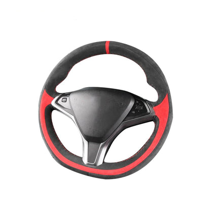 Alcantara Steering Wheel Cover for Tesla Model S / Model X