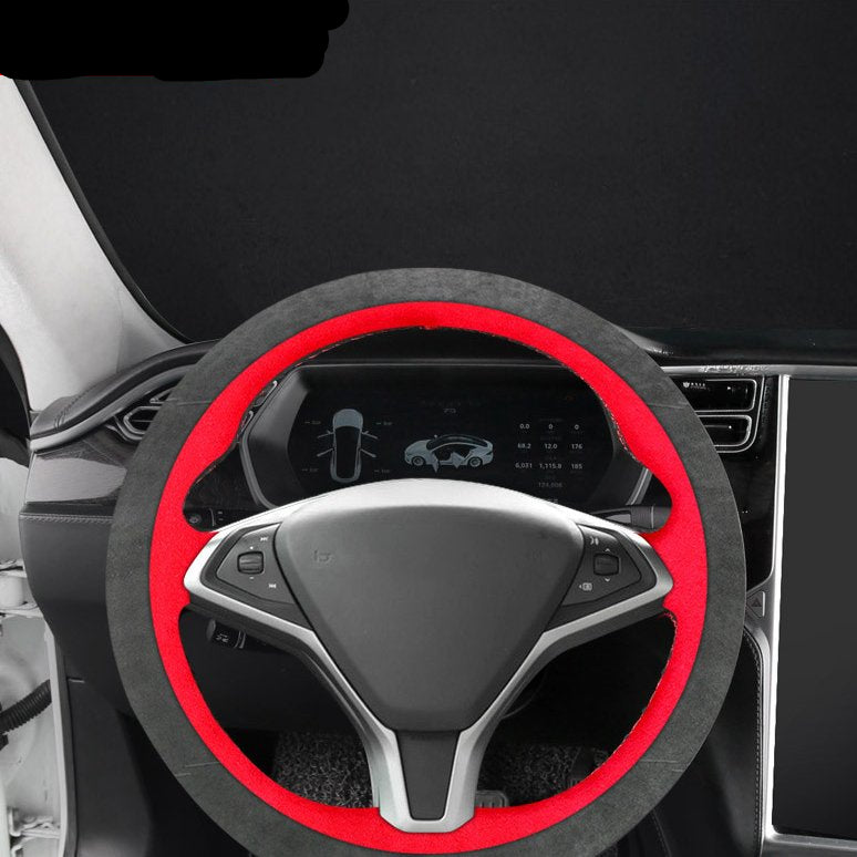 Alcantara Steering Wheel Cover for Tesla Model S / Model X