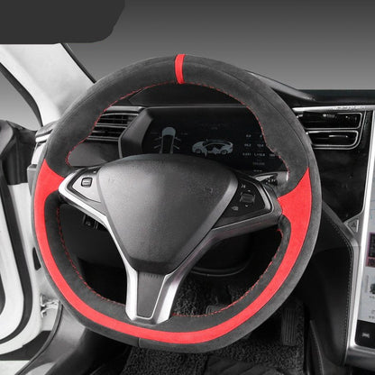 Alcantara Steering Wheel Cover for Tesla Model S / Model X