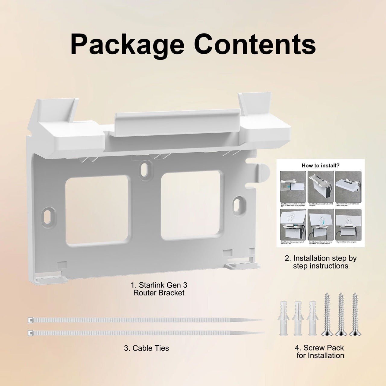 All-in-One Wall Mount for Starlink Gen 3