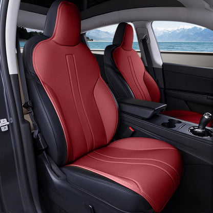 All Season Nappa Leather Seat Cover for Tesla Model 3/Y