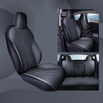 All Season Nappa Leather Seat Cover for Tesla Model 3/Y