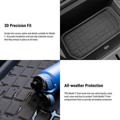 All Weather 3D Front Trunk Mat for Tesla Model Y