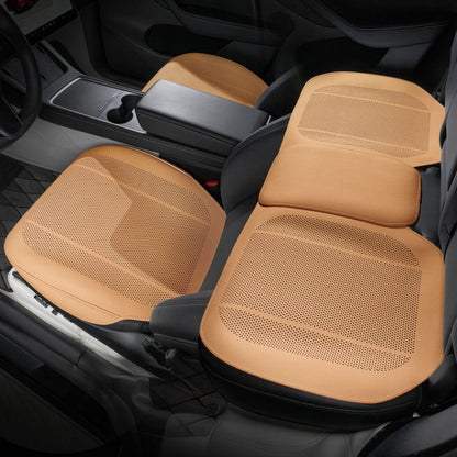 All-Wheather Nappa Leather Car Seat Covers for Tesla Model 3/Y/S/X