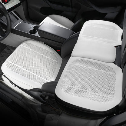 All-Wheather Nappa Leather Car Seat Covers for Tesla Model 3/Y/S/X