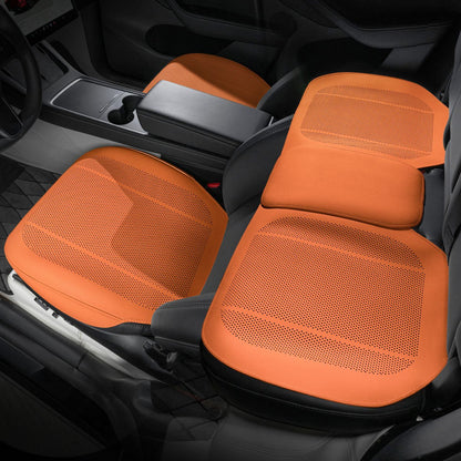 All-Wheather Nappa Leather Car Seat Covers for Tesla Model 3/Y/S/X