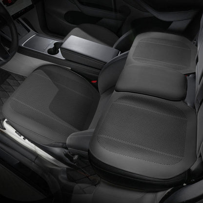 All-Wheather Nappa Leather Car Seat Covers for Tesla Model 3/Y/S/X