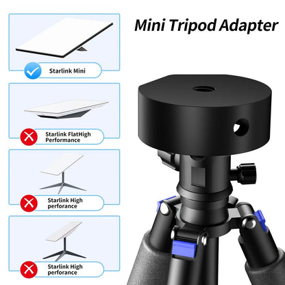 Aluminum Alloy Tripod Ball Head Adapter for Starlink Mini4