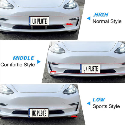 U.S. Standard Front License Plate Frame for Tesla Model 3/Y
