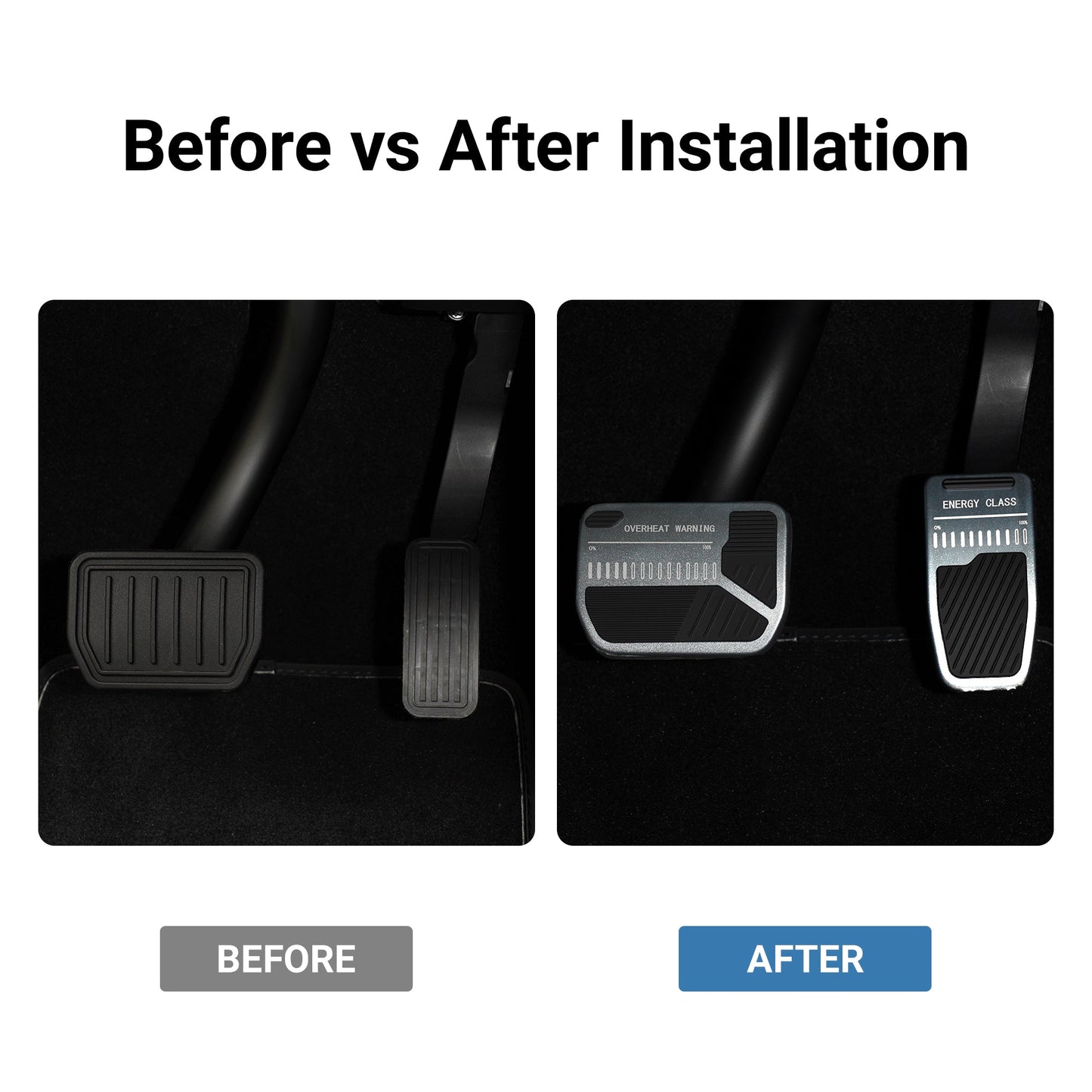 Anti-Slip Accelerator Brake Pedal Cover for Model 3 / Model Y