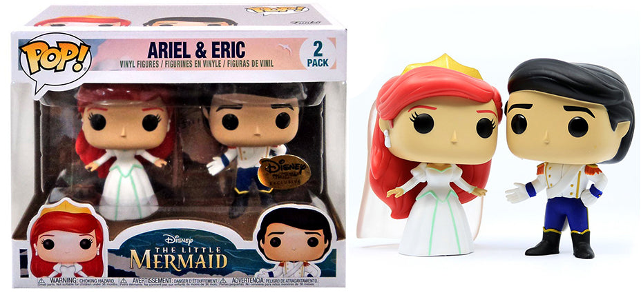 Ariel & Eric (The Little Mermaid) 2-pk - Disney Treasures Exclusive