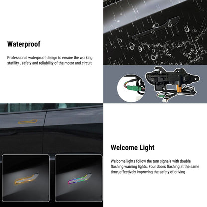 Auto Present Door Handle with LED for Model 3 Highland & New Model Y (4PCS)