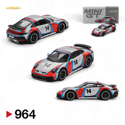 Mini-GT Porsche 911 Dakar “Rally 1974” Ice Grey Metallic 1:64 MGT00964