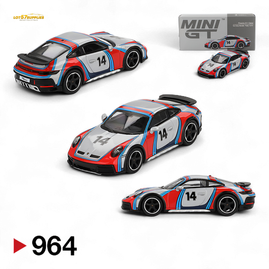 Mini-GT Porsche 911 Dakar “Rally 1974” Ice Grey Metallic 1:64 MGT00964