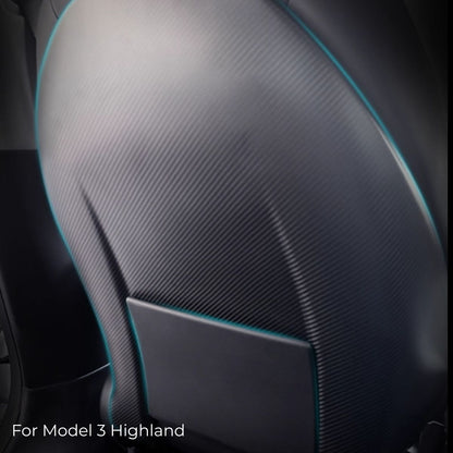 Back Seat Cover for Model 3 / Y - Real Carbon Fiber Interior Mods