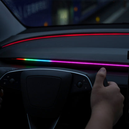 BSD Blind Spot Monitor RGB Ambient Lighting for Model 3/Y | OEM Screen Control