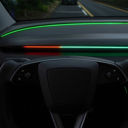 BSD Blind Spot Monitor RGB Ambient Lighting for Model 3/Y | OEM Screen Control