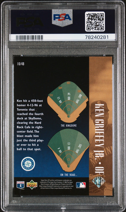 1996 SP SPECIAL F/X KEN GRIFFEY JR.  #10 - PSA 7