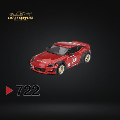 Mini-GT Nissan Z Pandem Passion Red #722 1:64 MGT00722