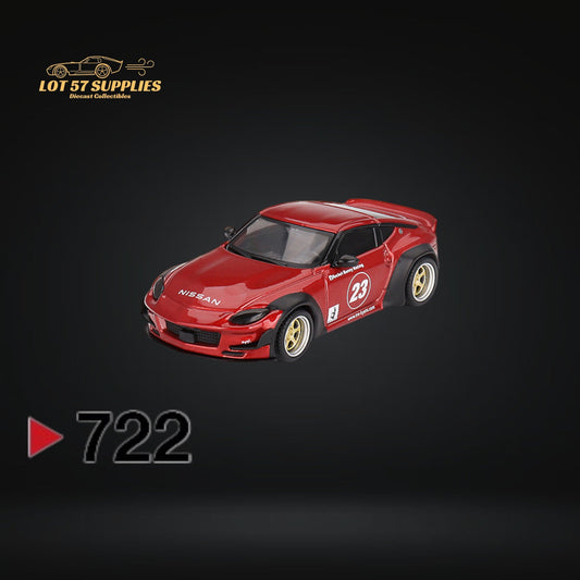 Mini-GT Nissan Z Pandem Passion Red #722 1:64 MGT00722