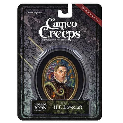 Cameo Creeps Tiny Monster Paintings - H. P. Lovecraft