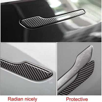 Door Handle Cover Wrap Kit ABS (4Pcs ) For Tesla Model 3 2017-2020