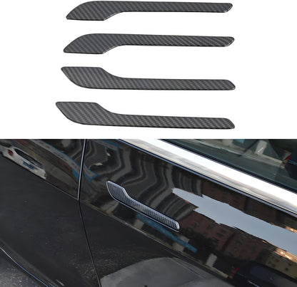 Door Handle Cover Wrap Kit ABS (4Pcs ) For Tesla Model 3 2017-2020