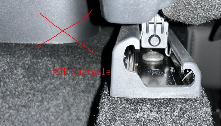 Car Slide Rails Anti-Kick Plugs for Tesla Model 3 Model Y(4pcs)