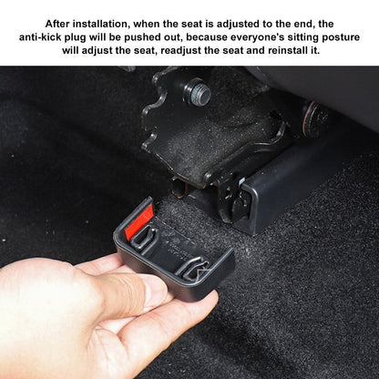 Car Slide Rails Anti-Kick Plugs for Tesla Model 3 Model Y(4pcs)