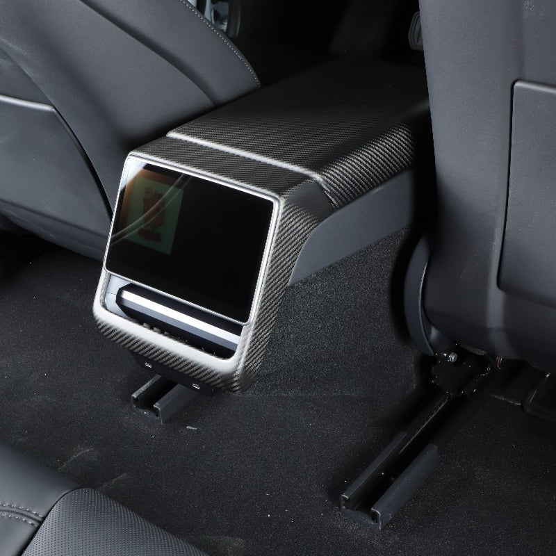 Carbon Fiber Backseat Vent Cap Cover For Model 3 Highland & New Model Y