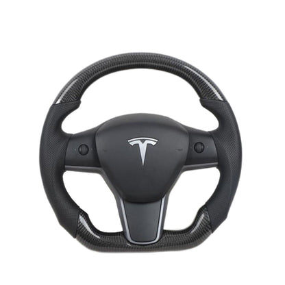 Carbon Fiber Sport Steering Wheel for Tesla Model 3 / Y 【Style 39】