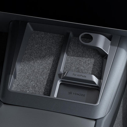 Center Console 3-in-1 Wireless Charging Anti-Slip Organizer for Model Y Juniper & Model 3 Highland