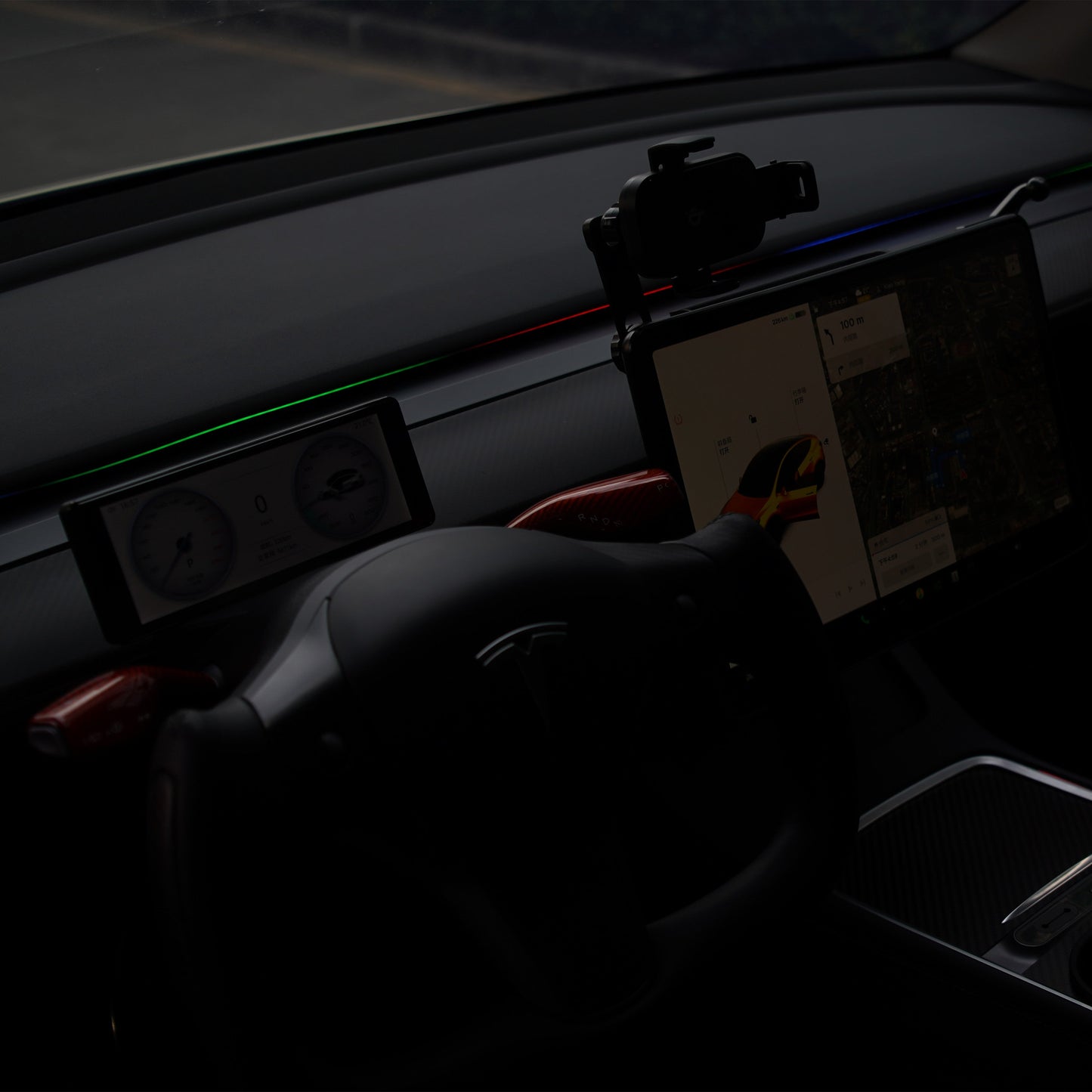 Streamer LED Ambient Light for Model 3/Y (2020-Present) | App Controlled