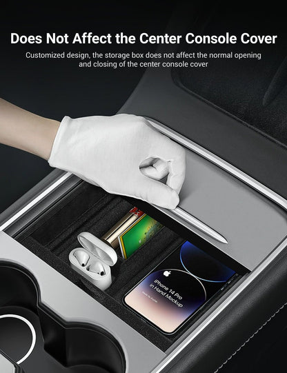 Center Console Tray for Tesla Model 3 & Model Y