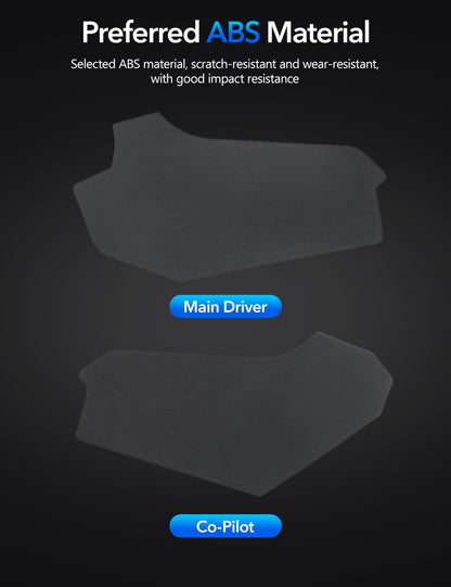 Center Console Side Anti-Kick Mat For Tesla Model Y