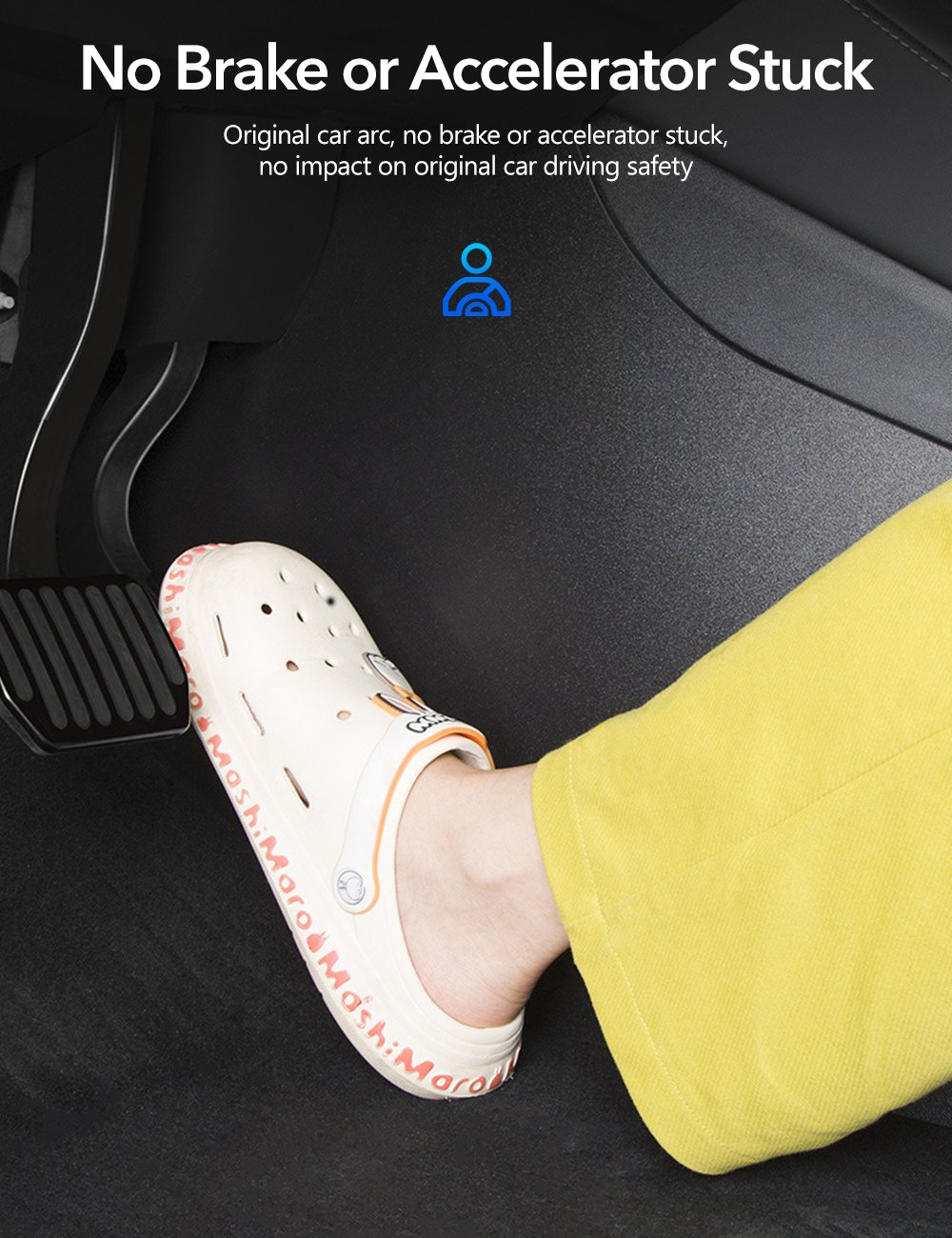 Center Console Side Anti-Kick Mat For Tesla Model Y