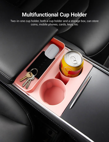 Center Console Silicone Cup Holder For Tesla Model 3/Y