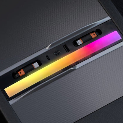 Center Console USB Hub with Ambient Lighting for Model 3 Highland/New Model Y