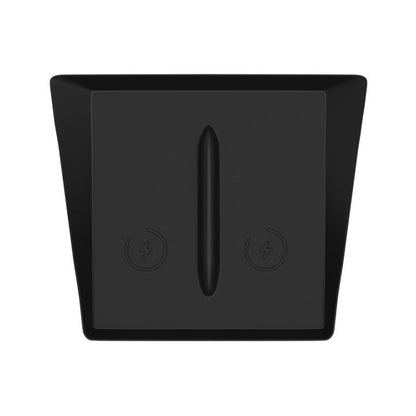 Center Console Wireless Charging Pad with Side Pockets For Tesla Model 3 Highland & Model Y Juniper