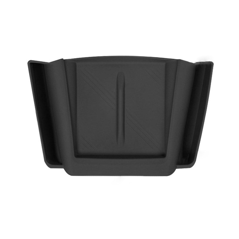 Center Console Wireless Charging Pad with Side Pockets For Tesla Model 3 Highland & Model Y Juniper
