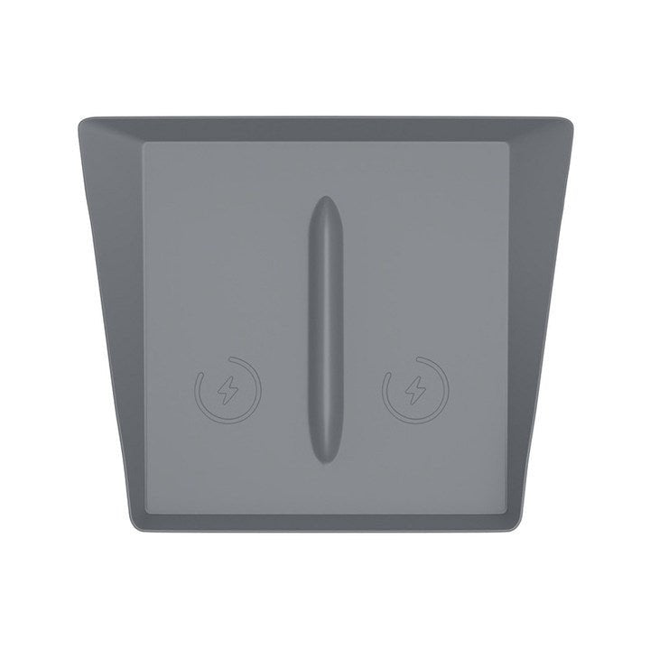 Center Console Wireless Charging Pad with Side Pockets For Tesla Model 3 Highland & Model Y Juniper