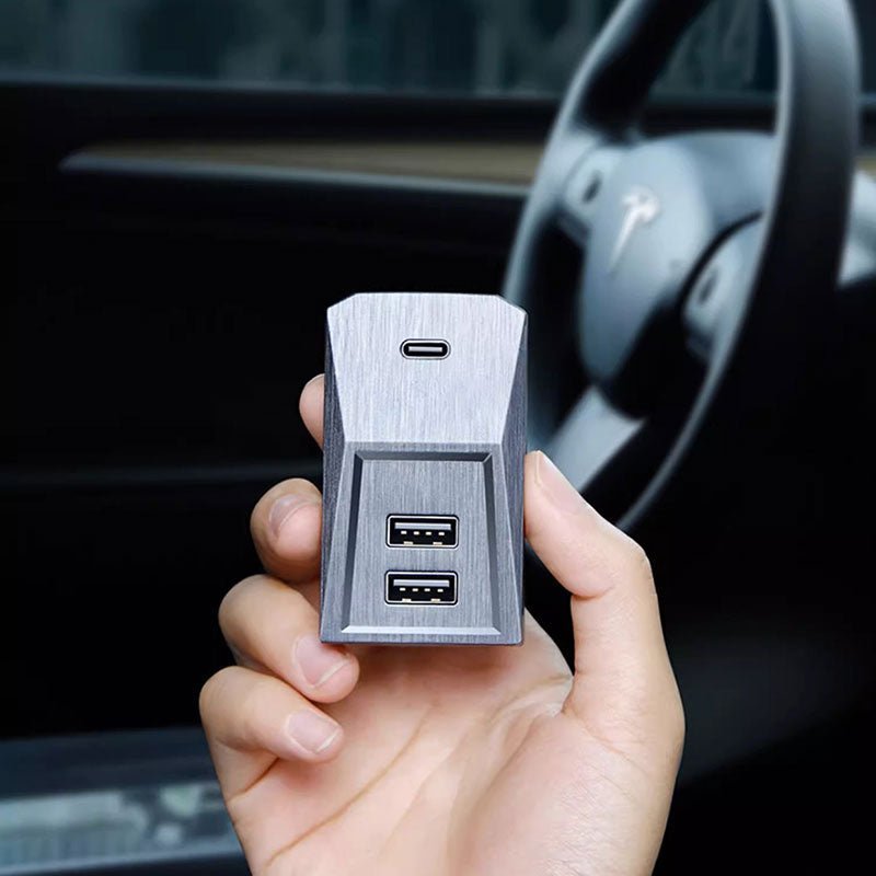 Center Docking Station USB Hub For Tesla Model 3/Y 2021.11-2024