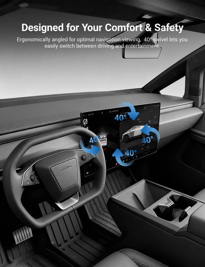 Center Screen Swivel Rotating Mount Kit for Tesla Cybertruck