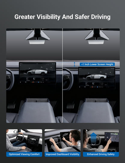 Center Screen Swivel Rotating Mount Kit for Tesla Cybertruck