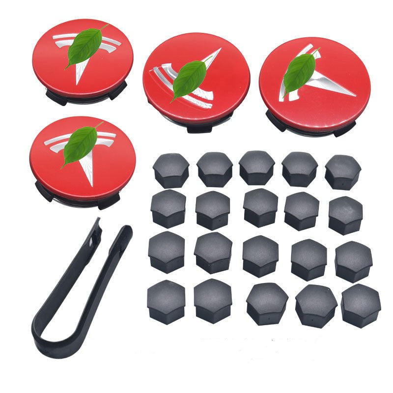 Center Wheel Center Cap Kit With Puller for Tesla Model 3/Y/S/X