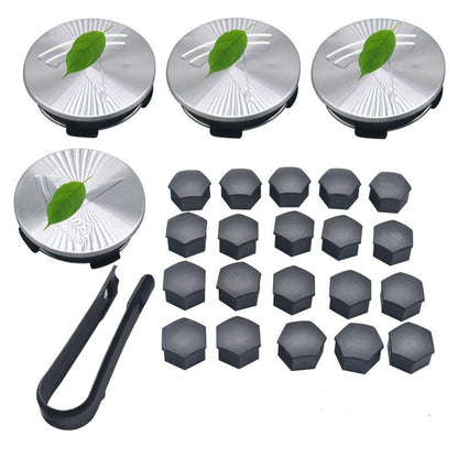 Center Wheel Center Cap Kit With Puller for Tesla Model 3/Y/S/X